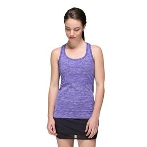 Lululemon Run Swiftly Tech‎ Racerback Tank Top Berry Purple Size 4 US  W1F10S